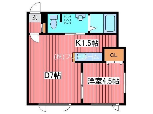 マリンパレス月寒壱番館の物件間取画像